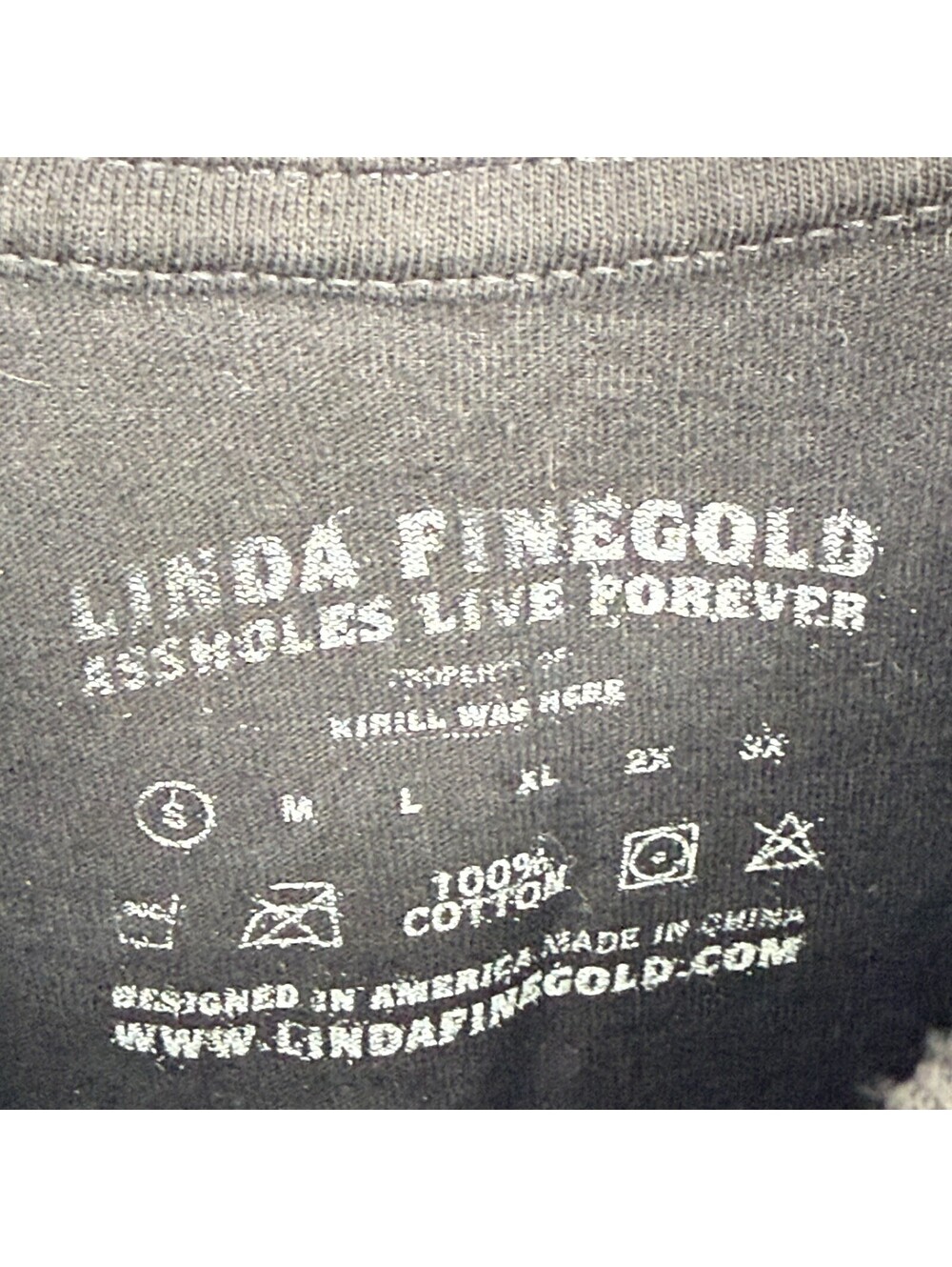Linda Finegold A**holes Live Forever Mickey Mouse Men S - Picture 3 of 8